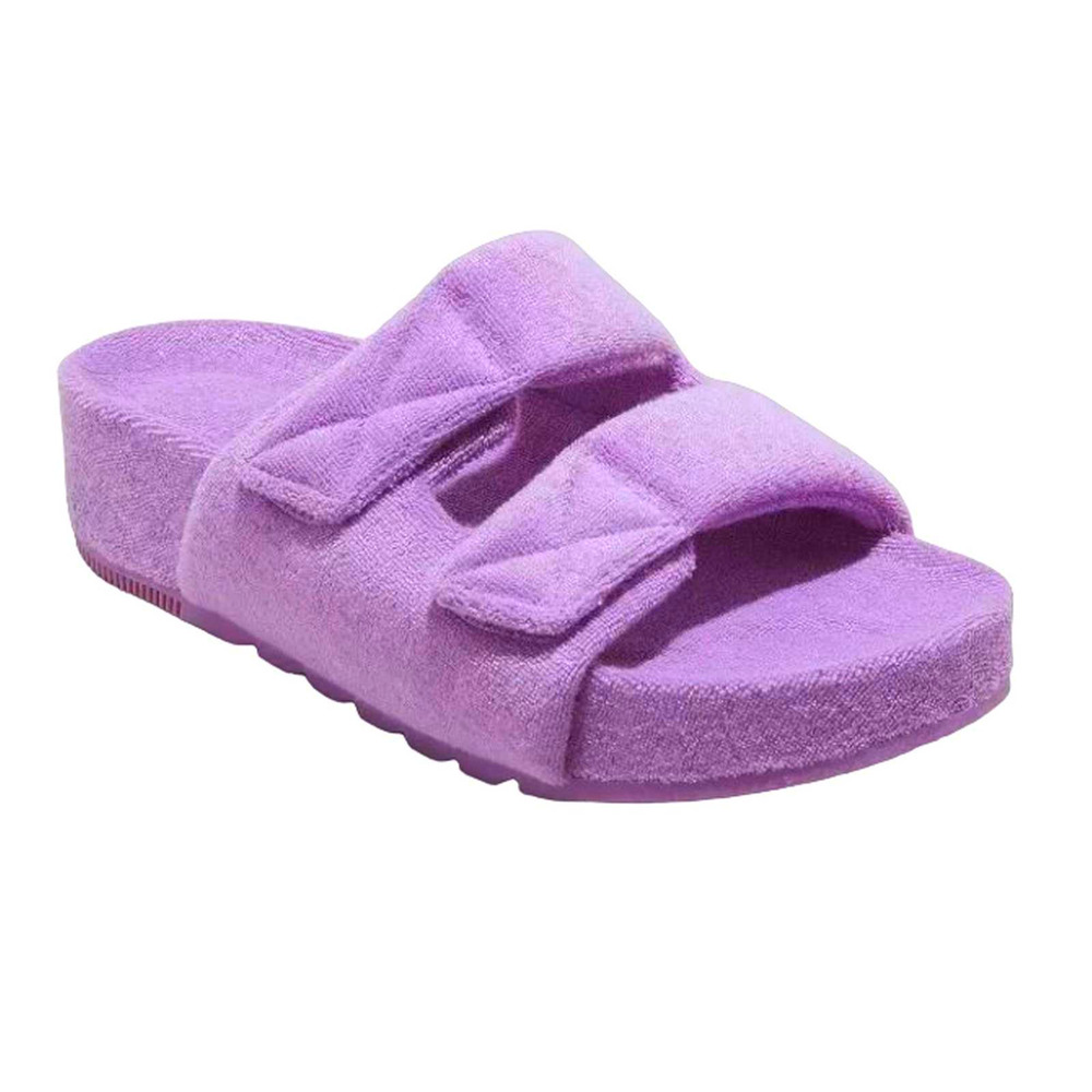 A New Day Size 10 Women's Remi Platform Slide Sandals, Lavender - Free Shipping